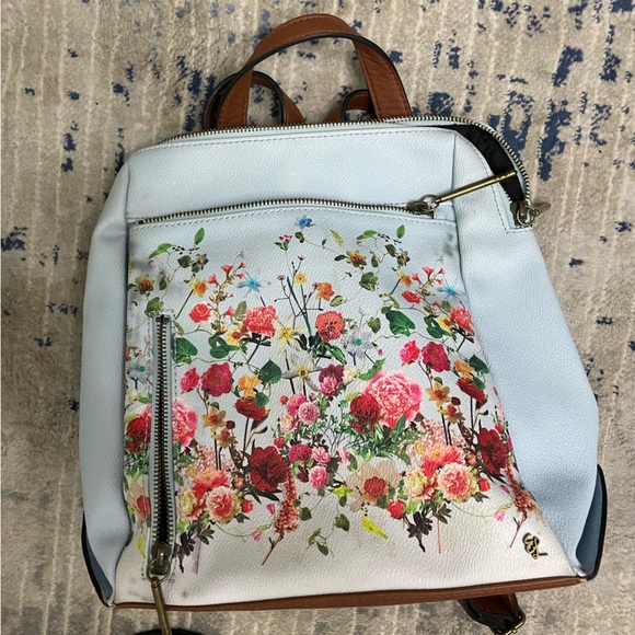 Elliott Lucca Light Blue Floral backpack main image 7